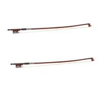 GOOHOCHY 2pcs Violin Bow for Beginners Practice Bow Natural Horsetail Hair Lightweight Construction for Students and Professional Players