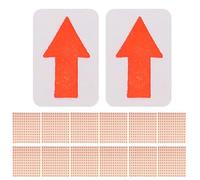 GOOHOCHY 30 Sheets Red Arrow Stickers Self-Adhesive Small Removable Labels with Clean Removal, Coated Material for Items and Documents, for Factories and Signing Documents, 30 Sheets