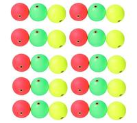 GOOHOCHY 30pcs Fishing Foam Floating Ball Float Ball Fish Floaters for Fishing Foams Tackle Accessories Tool Pompano Rigs for Surf Round Float