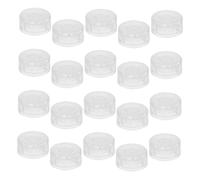 GOOHOCHY 30pcs Guitar Pedal Footswitch Caps Toppers Plastic Protection Covers for Effect Pedal Button Replacement Use Electric Guitar