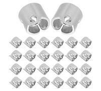 GOOHOCHY 30pcs Metal Sewing Needle Bar Guide for Sewing Machine Silver Sturdy Thread Guide Ensuring Accurate Thread Alignment