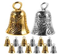 GOOHOCHY 30Pcs Mini Craft Bells Set 15 Gold 15 Silver Small Jingle Bell Pendants for DIY Room Decor, Wedding Favors, Macrame, and Jewelry Making Accessories