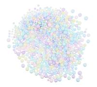 GOOHOCHY 3packs Macaron Foam Particles Diy Crafts Birthday Parties Kindergarten School Home Balls Decoration Foam Beads for Filling Balls Shaped Beads