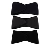 GOOHOCHY 3pcs Adjustable Fleece Ear Warmer Headbands Double Layer Polar Fleece Lightweight Thermal Ear Covers Headband for Cold Weather Skiing and Hiking