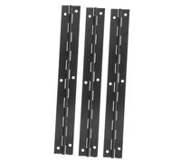 GOOHOCHY 3pcs Continuous Metal Piano Hinges for Jewelry Box Smooth Rotation Easy Installation Hinges for Wood Cases and Crafts Electroplated