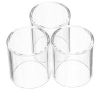 GOOHOCHY 3pcs Glass Guitar Slide Bars Finger Sleeve Rings for Tone and Stability, Essential Guitar Accessories for Practice and Performance