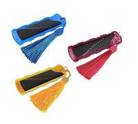 GOOHOCHY 3pcs Guzheng Nail Pick Storage Cards Pick Wrap Card for Finger Guitar Accessories The Tape for Nail Art Accessories Random Color