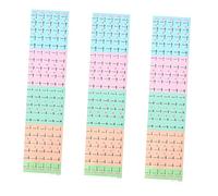 GOOHOCHY 3pcs Guzheng Practicing Sticker Music Stickers Scale Decals Finger Tape for Guzheng Learning