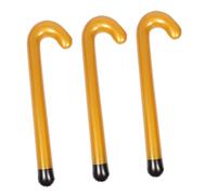 GOOHOCHY 3pcs Inflatable Cane Props for Lightweight Blow Up Walking Stick for Funny Old Age Costume Birthday Parties Senior Retirement Halloween Celebrations