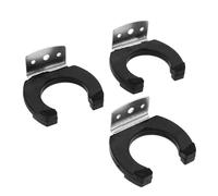 GOOHOCHY 3pcs Lightweight Mic Hook Holder for Wall Mount No Wire Microphone Hanger Suitable for Ktv and Practical Microphone Storage