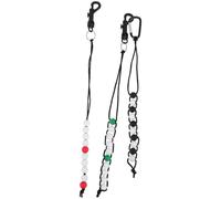 GOOHOCHY 3pcs Portable Golfing Stroke Counter Set with Plastic and Nylon Material, Practical Golf Score Counter Bead Chain for Golfing Use by Golf-loving Friends