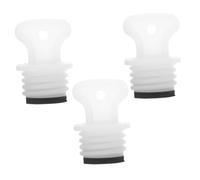 GOOHOCHY 3Pcs Silicone Hot Water Bottle Caps Stopper for Heating Water Bags Medium 21Mm Rubber Plugs Portable for and Adults