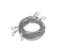GOOHOCHY 3pcs Stainless Steel Wire Rope Set for Sun Shade Sail Canopy Installation Thickness for Outdoor Projects Railing Clotheslines and More