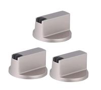 GOOHOCHY 3pcs Stove Control Knob Gas Fire Knob Replacement Comfortable to Hold for Home