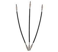 GOOHOCHY 3pcs Violin Tailpiece Cord Violin Tail Cords End Tail Musical Instrument Parts