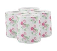 GOOHOCHY 4 Rolls Toilet Paper Printed Decorative Toilet for Bathroom Supplies Funny