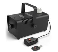 GOOHOCHY 400w Remote Control Stage Fog Machine with Rgb Led, Portable Professional Smoke Ejector for Dj Parties, Disco, Photography and Stage Effects, Uk Plug Ac230v