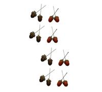 GOOHOCHY 40pcs Acorn Tree Decorations Realistic Simulation Nuts for Christmas Home and Party Decor