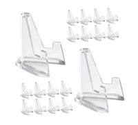 GOOHOCHY 40pcs Guitar Pick Display Stands Plectrum Organizer for Home and Store Clear Tabletop Holder for Guitar Picks Collection