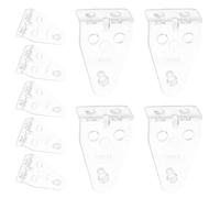 GOOHOCHY 40Pcs Plastic Venetian Blind Fixing Hooks Set with Bottom Rail Hold Clips, Blind Hold Down Brackets Replacement for Window Curtain Accessories, Suitable for Heavy Curtains and