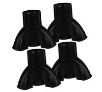 GOOHOCHY 4pcs Anti-Skid Walking Stick Foot Covers Nonstick Cane Tips for Trekking Poles Crutch Pads for Enhanced Stability Shockproof Design Fit for Standard Canes