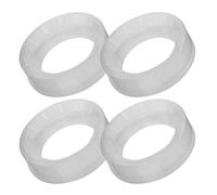 GOOHOCHY 4pcs Diaper Pail Refill Rings Compatible with Trash Can, Diaper Bucket Replacement Liners for Rooms, 6.48x6.48x1.77in Waste Basket Refill Pack