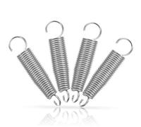 GOOHOCHY 4pcs Drum Foot Pedal Spring Replacement Parts High-strength Tensioner Springs for Bass Drum Pedal and Easy to Install for Jazz and Rock Drummers