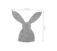 GOOHOCHY 4pcs Easter Bunny Shaped Egg Bags with Adorable Fabric Design, Protect Eggs from Breaking during Easter Festivities and Family Gathering