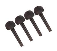 GOOHOCHY 4pcs Ebony Violin Tuning Pegs for Violins Replacement Tuner Keys Professional Accessories