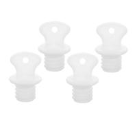 GOOHOCHY 4pcs Hot Water Bag Plugs Rubber Sealing Lids Replacement Caps Leakproof Thermal Stoppers for Hot Water Bottles Pain Relief Heat Therapy