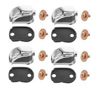 GOOHOCHY 4pcs Metal Drum Ear Snare Drum Set Parts Claw Hooks Connector Instrument Supplies Replacement Set Parts Accessories Lug Random Color