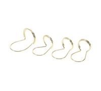 GOOHOCHY 4pcs Metal Guitar Thumb Picks Butterfly Shape Bass Plectrums Adjustable Finger Picks Comfortable Guitar Accessories Portable Plectrums