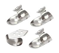 GOOHOCHY 4pcs Metal Thumbpick Adjustable Hollowed Plectrum for Guitar Banjo Guitar Picks for Accessories