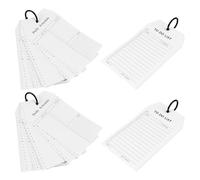 GOOHOCHY 4pcs Portable Daily Planner Notepad with Classified Archives and Exquisite Paperwork, Lightweight To-do List Pad Suitable for Home and Office Use