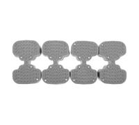 GOOHOCHY 4pcs Shower Chair Foot Caps Non-Slip Rubber Replacement Feet for Bath Stool Noise-reducing Floor Grip Pads for Bathroom Use