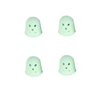 GOOHOCHY 4pcs Silicone Guitar Fingertip Guards Breathable Little Finger Protectors for Ukulele Mandolin Banjo Comfortable s Sore Relief