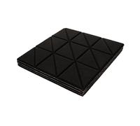 GOOHOCHY 4pcs Sound Absorbing Board Acoustic Wall Panel for Music Equipment Recording Studio Home Office Soundproofing Panels