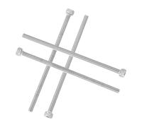 GOOHOCHY 4pcs Stainless Steel Bicycle Stem Extender Screws M6x120mm for Mountain Bicycle Handlebar Stem Repair and Quick Adjustment Hardware