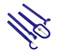 GOOHOCHY 4pcs Tongue Tip Trainer Oral Muscle Exercise Set for Boys and Girls Adults Lateralization Elevation Cleaning Tools for Speech Rehabilitation Therapy