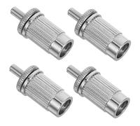 GOOHOCHY 4pcs Tremolo Bridge Studs: Tremolo Anchor Stud Adjustable Electric Guitar Saddle Roller Post Metric Screws Bridge Posts