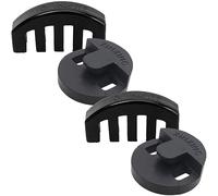 GOOHOCHY 4pcs Violin Practice Mute Rubber Claw round Style for Violin and Small Viola Gentle Sound Silencer Suitable for Night Practicing and Music-making Accessories