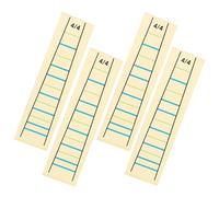 GOOHOCHY 4pcs Violin Stickers for Learning Fretboard Note Stickers Practical Violin Practice Supplies for Beginners