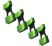 GOOHOCHY 4pcs Wear-resistant Dumbbell Storage Rack Set with Small and Large Non-skid Dumbbell Holders, Fitness Gym Accessory for Home Workout Equipment Organization