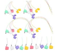 GOOHOCHY 50pcs Boy Girl's Teeth Box Lost Tooth Saver Keepsake Holder Plastic Storage Organizer for Boys and Girls for Fairy Visits and Birthday Party Favors