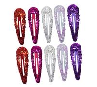 GOOHOCHY 50Pcs Drop Shape Hair Clips for Women Random Colors Snap Hairpins for Weddings Parties Everyday Use Adorable Bobby Pins Hairgrips Accessories Random Color