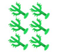 GOOHOCHY 50Pcs Miniature Plastic Cactus Plants Artificial Succulent Decor for Home Garden and Office Decoration Realistic Green Color and Safe Ornament