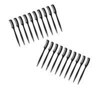 GOOHOCHY 50pcs Portable Single-ended Eyelash Grooming Brush and Simple Eyebrow Comb Made of Lightweight Plastic with Compact Size for Home and Travel Use