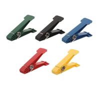 GOOHOCHY 5pcs Adjustable Finger Exerciser with Color-coded Resistance Clips for Hand Therapy Ergonomic Grip Strength Trainer for Rehab Stroke Seniors Athletes Compact Dexterity Workout