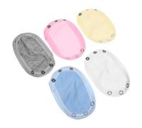 GOOHOCHY 5pcs Bodysuit Extenders Cotton Snap Extenders for Newborns Soft Breathable Convenient for Growing Boy Girl for Daily Use