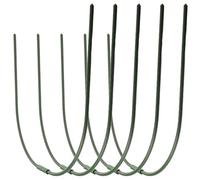 GOOHOCHY 5pcs Chicken Tunnel Hoop Brackets Green Plastic Arch Frame Hoops for Poultry Support, Instant Assembly and Sturdy Design, for Raised Beds and DIY Garden Plant Support